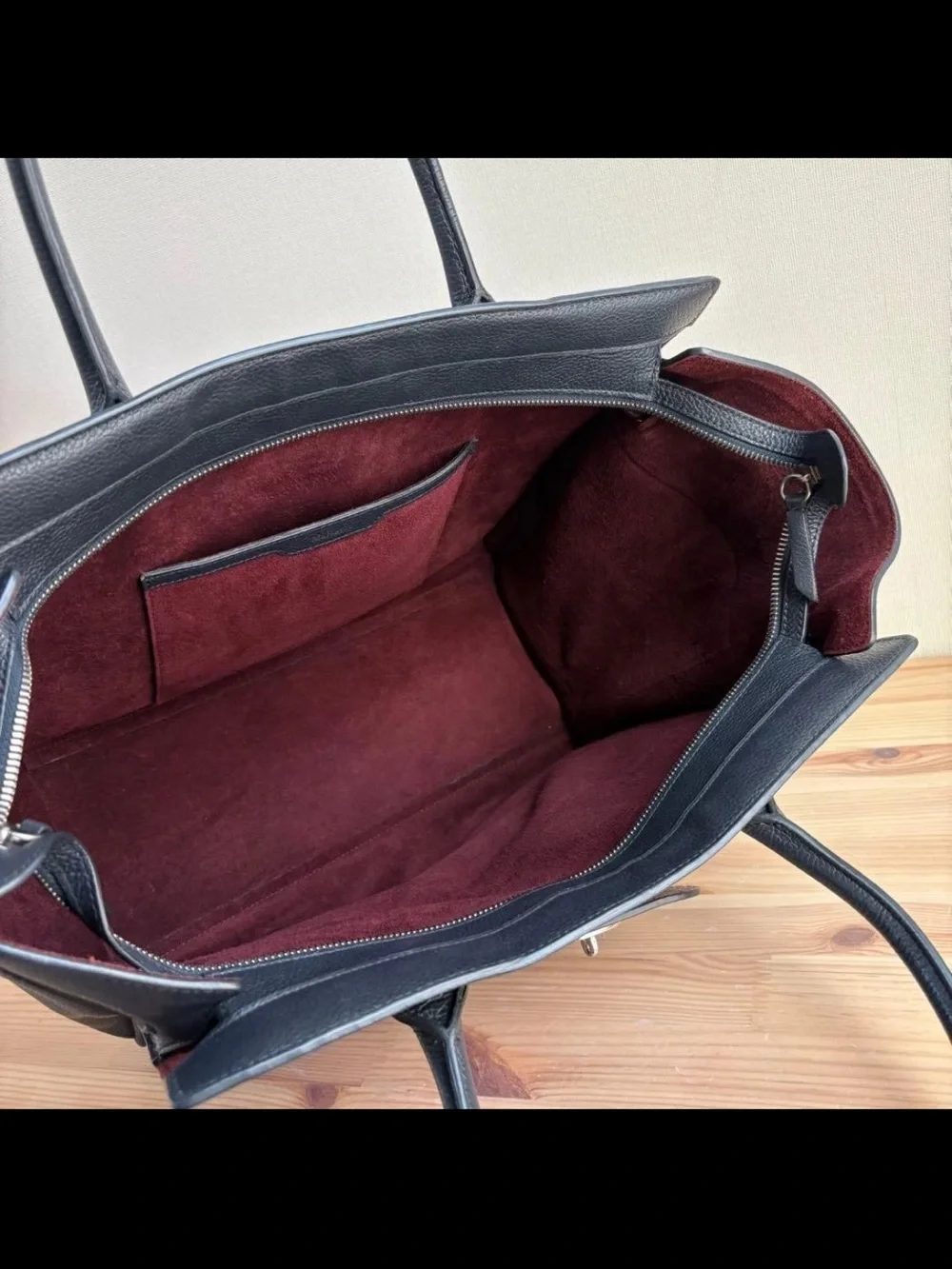 Mulberry Black Leather Bayley Tote